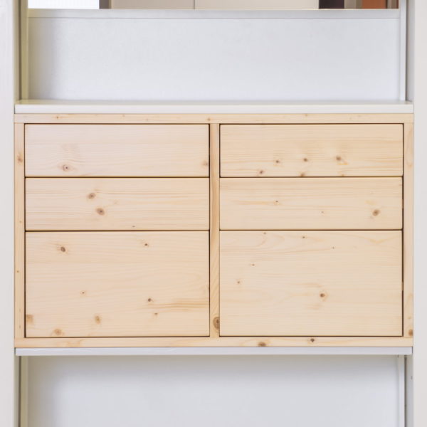 lundia houten laden dicht