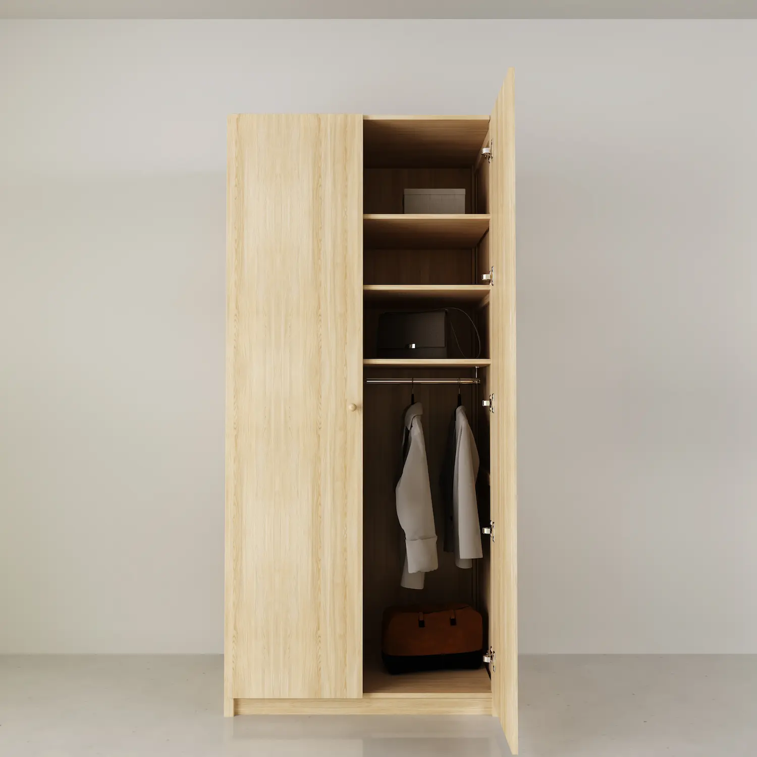 Houten garderobekast voor