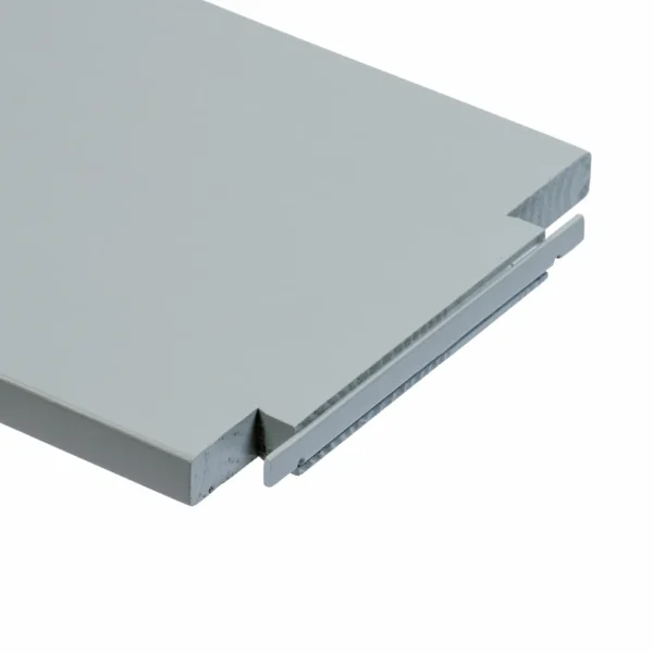 Compacte boekenkast in blank gelakt & nevelgrijs. Nu 30% korting! - Image 3